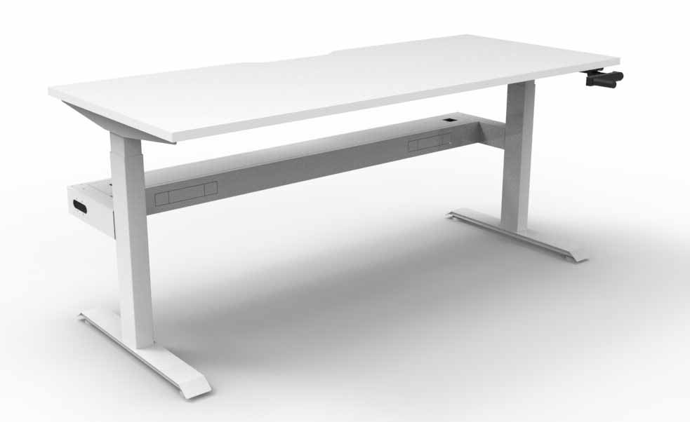 Boost Manual Sit-Stand Single Sided Workstation